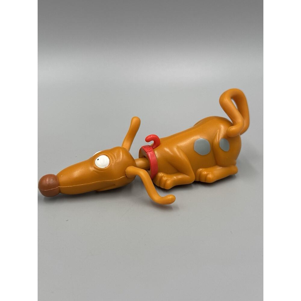 1998 Rugrats Burger King Spike Pet Dog Pull Back Toy Vintage